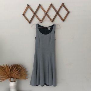 Fitted gray dress